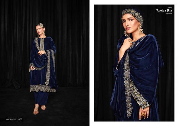 Mumtaz Nooraniyat Velvet  Embroidery Wear Velvet Salwar Kameez